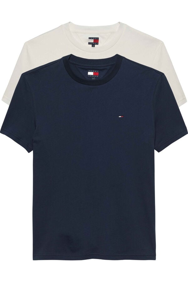 Tommy Jeans Slim fit t-shirt pack brown