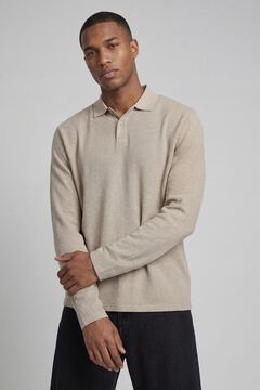 JJ REBEL Lang&auml;rmeliges Baumwoll-Poloshirt