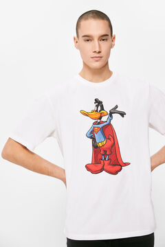 Springfield T-shirt Super Daffy Duck écru