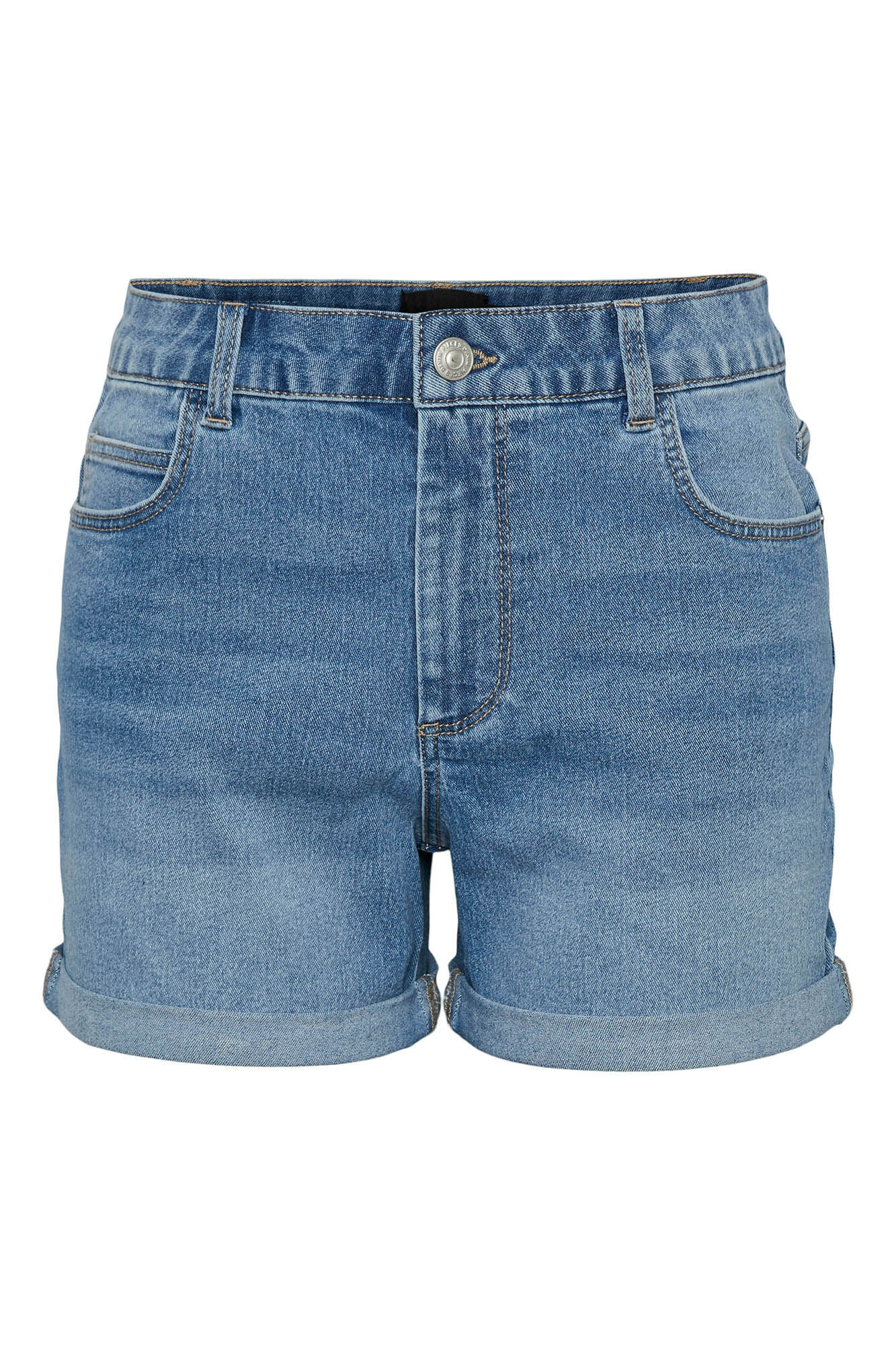 Pieces Pantal&oacute;n vaquero corto con dobladillo