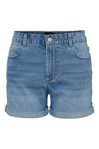 Pieces Kurze Jeanshose mit Saum