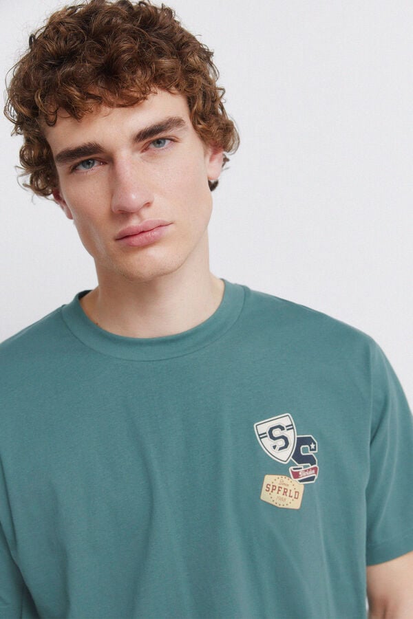 Springfield Logo T-shirt Springfield blue