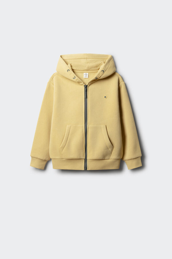 Springfield Kids Boy's open hood sweatshirt yellow