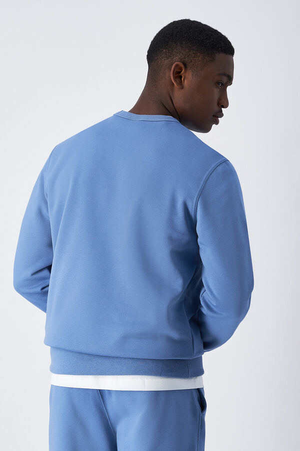 Champion Sudadera cuello caja azul