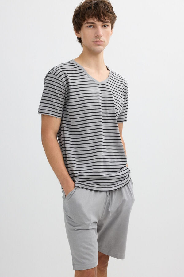 Inside Short pyjamas set grey