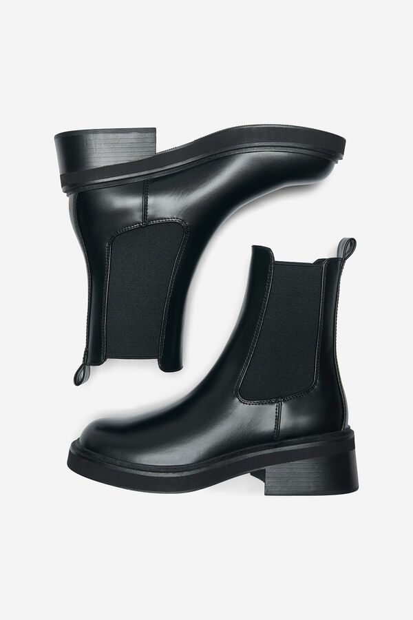Only Stiefelette Chelsea-Stiefel Schwarz