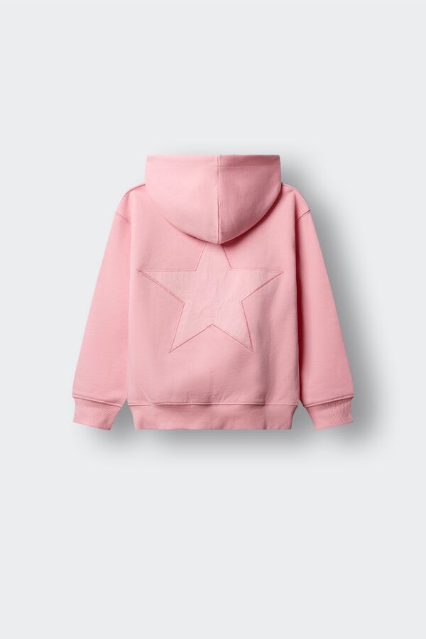 Springfield Kids Sweatshirt de menina com estrela rosa