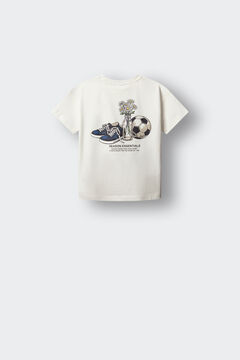 Springfield Kids T-shirt de manga curta de futebol vintage para menino