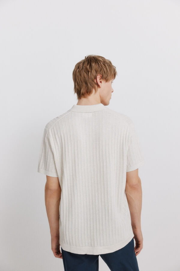 Springfield Basic structured polo shirt grey