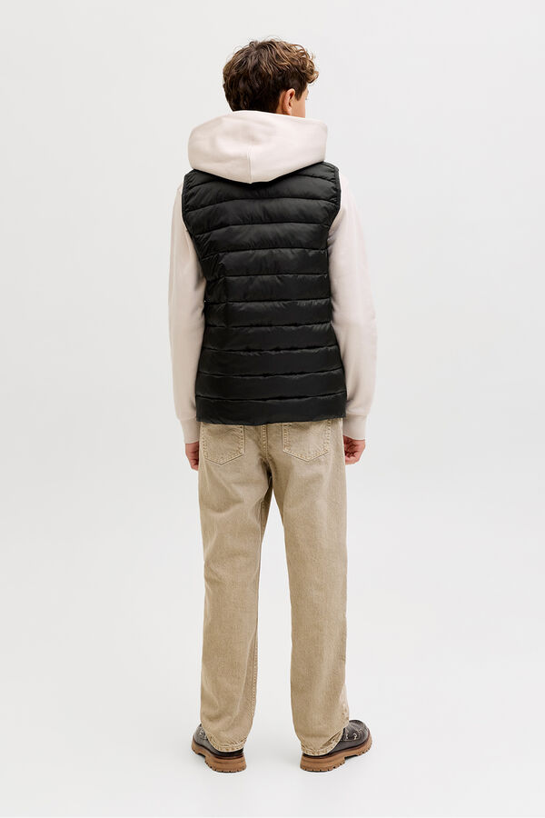 Jack & Jones Junior  Logo padded gilet black