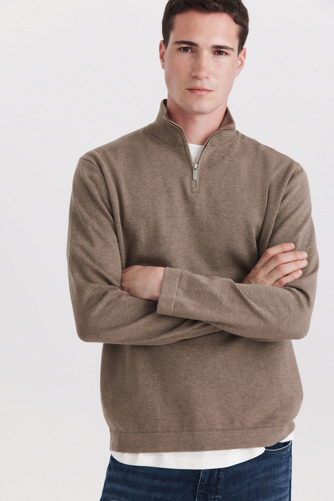 Springfield Basic funnel neck jumper