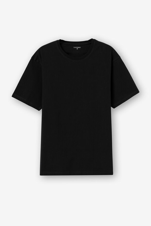 Springfield Camiseta Básica Comfort Fit negro