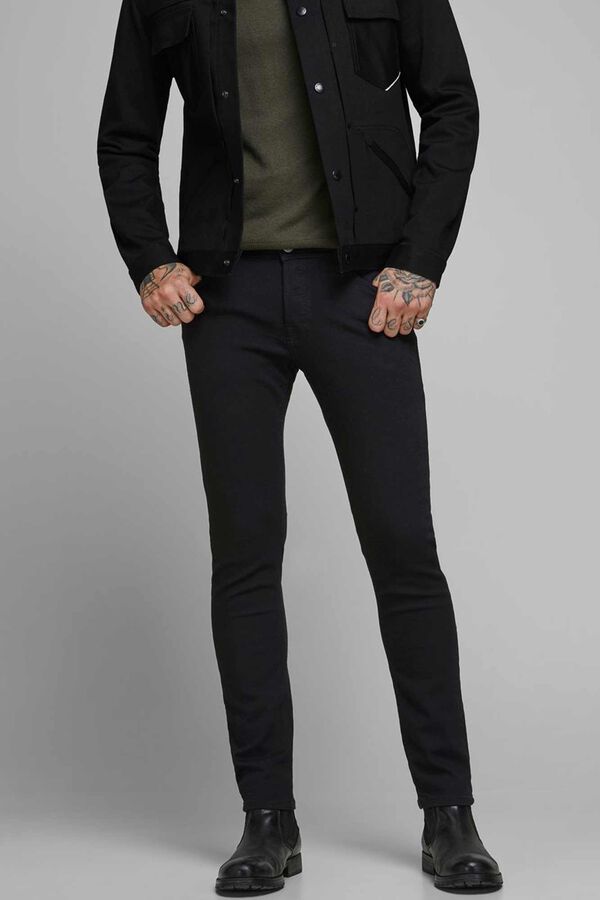 Springfield Jeans slim fit tapered negro