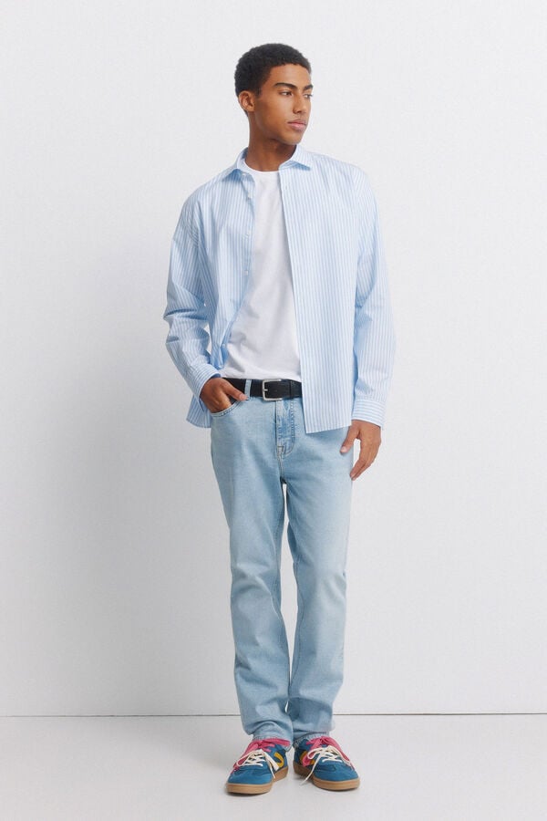 Springfield Poplin shirt green