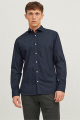 Jack & Jones poplin dress shirt blue