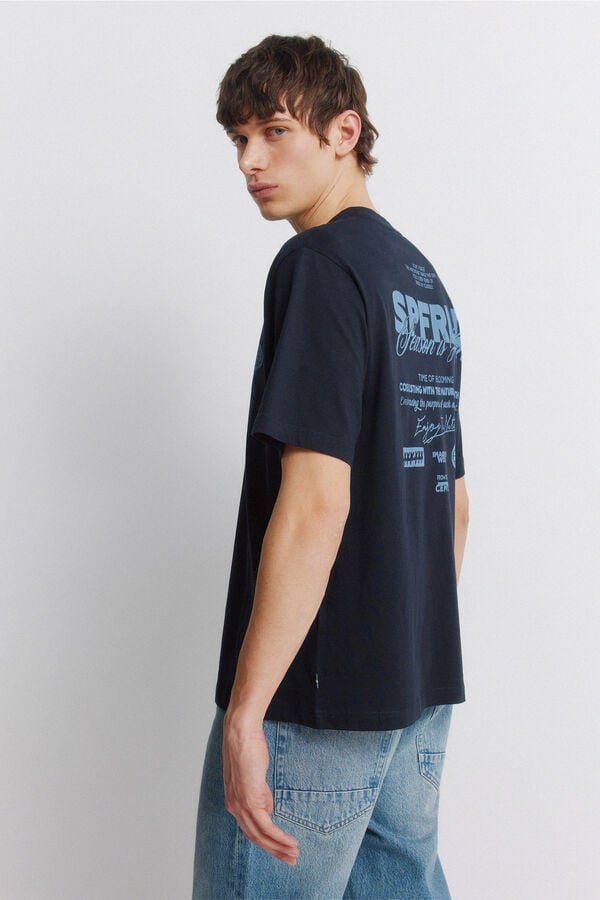 Springfield Branded T-shirt blue