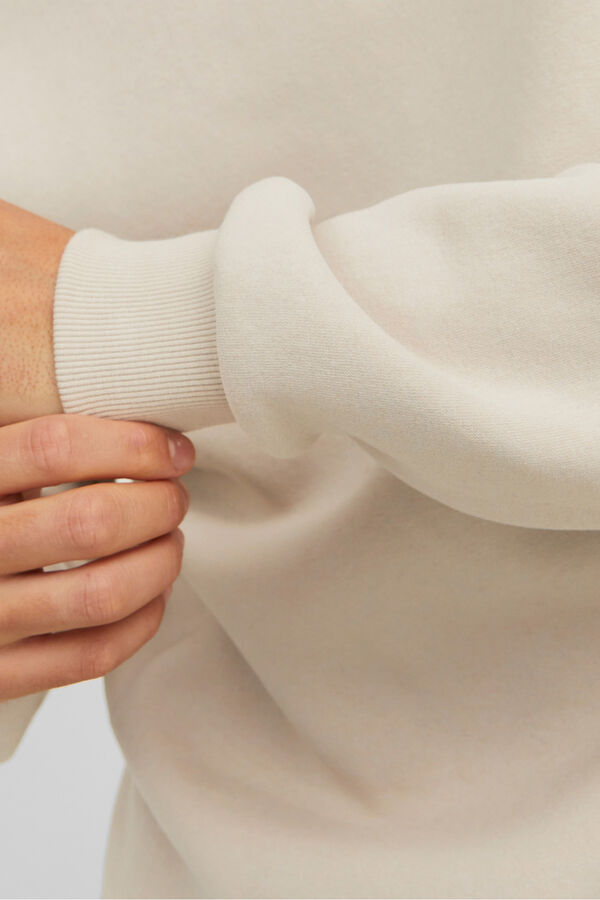 Jack & Jones Sudadera básica cuello redondo gris