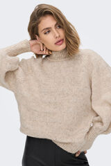 Springfield High neck jersey-knit jumper Siva
