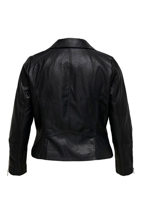 Only Carmakoma Plus size biker jacket black
