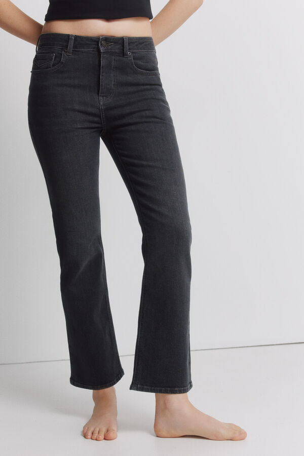 Springfield Kick flare jeans grey