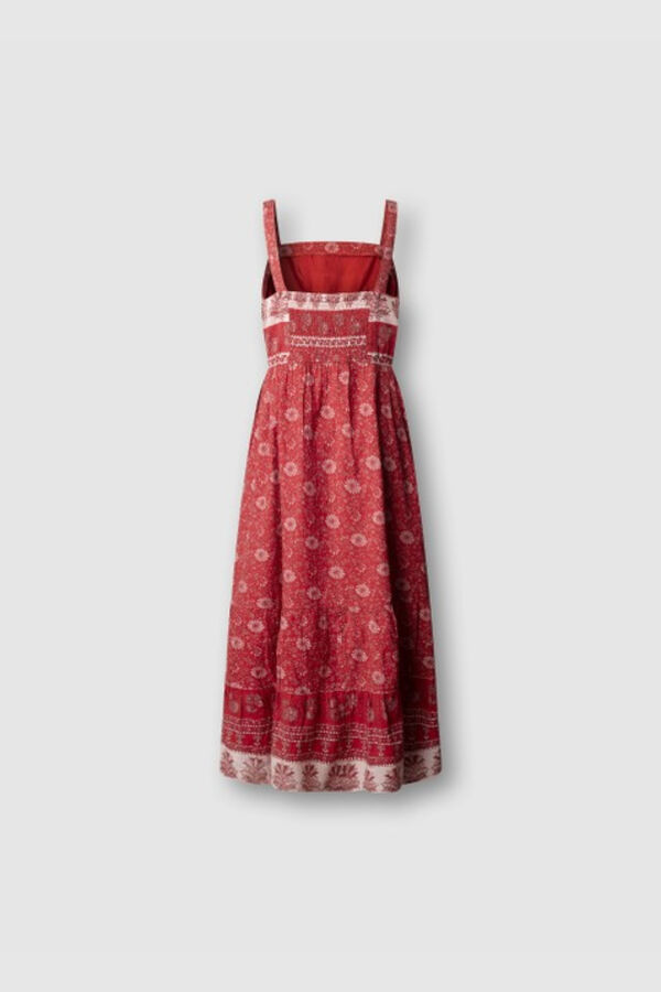 Pepe Jeans Vestido sin mangas rojo