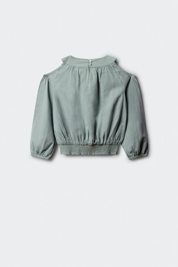 Springfield Kids Bluza sa otvorenim ramenima za devojčice Print