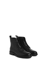 Jack & Jones for men leather boots black