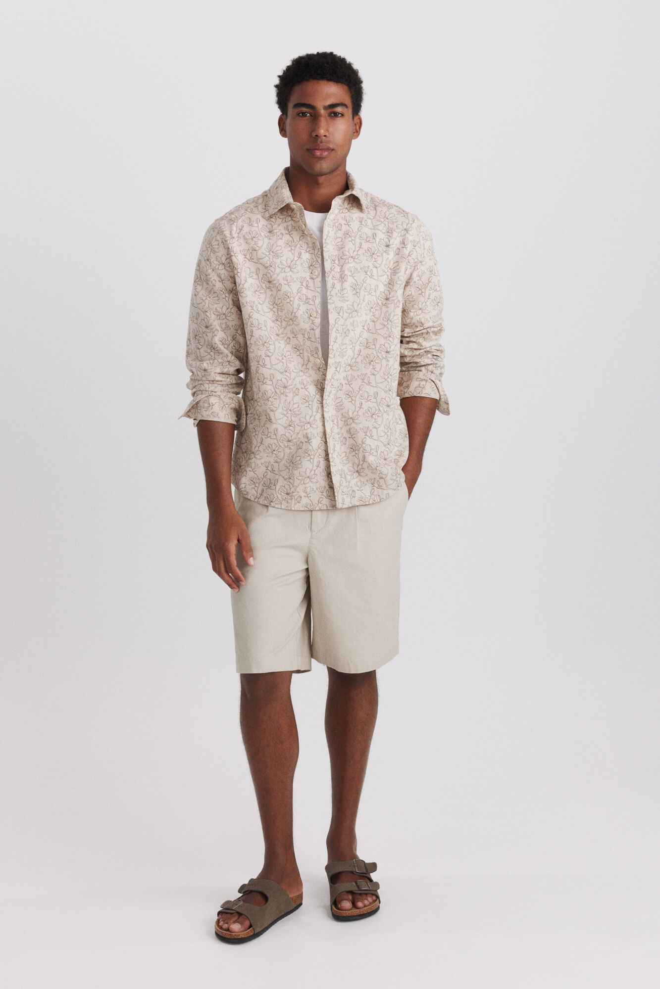 Springfield Striped linen shirt