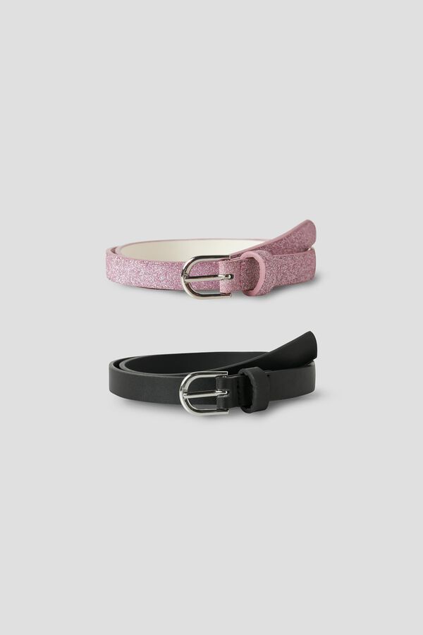 Name It Set de dos cinturones rosa