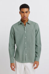 Springfield Linen shirt green