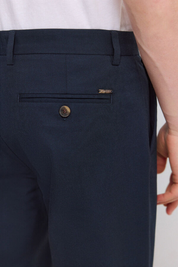 Springfield Pantal&oacute;n chino comfort fit azul