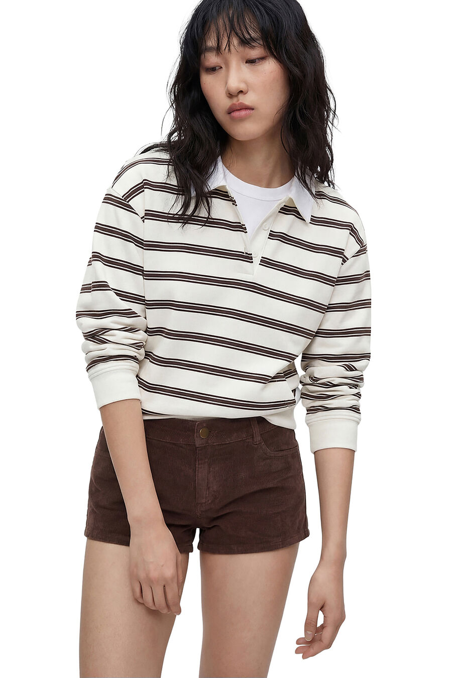 Sudadera de cuello polo