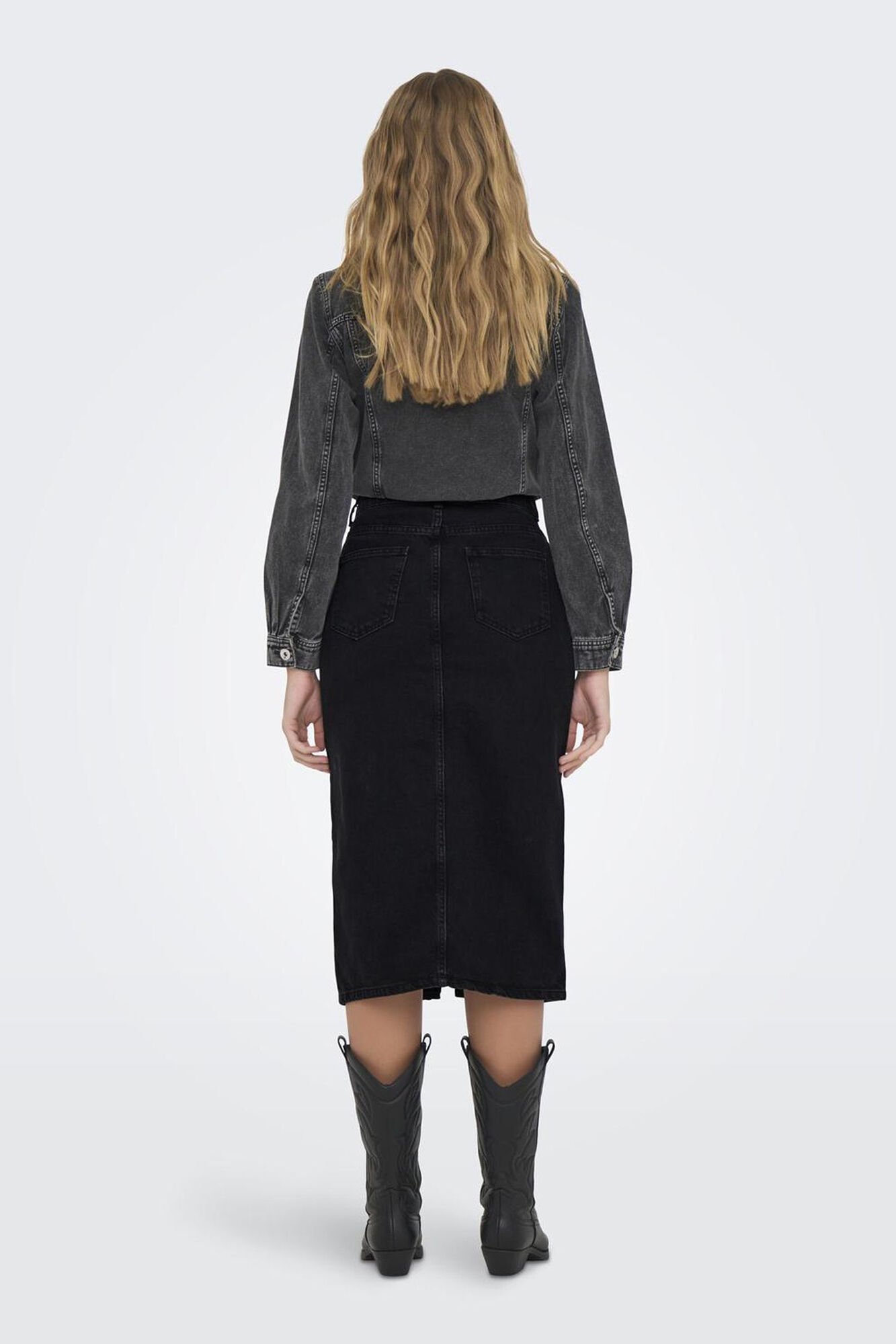 Only Falda vaquera midi