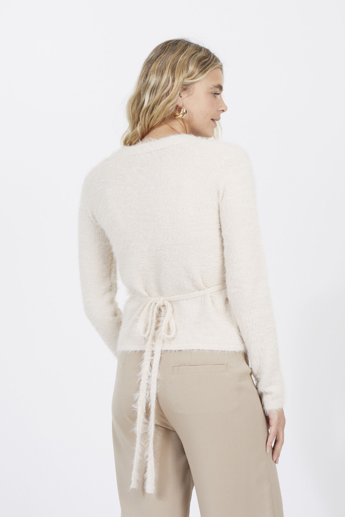 Brave Soul C&aacute;rdigan fluffy cruzado