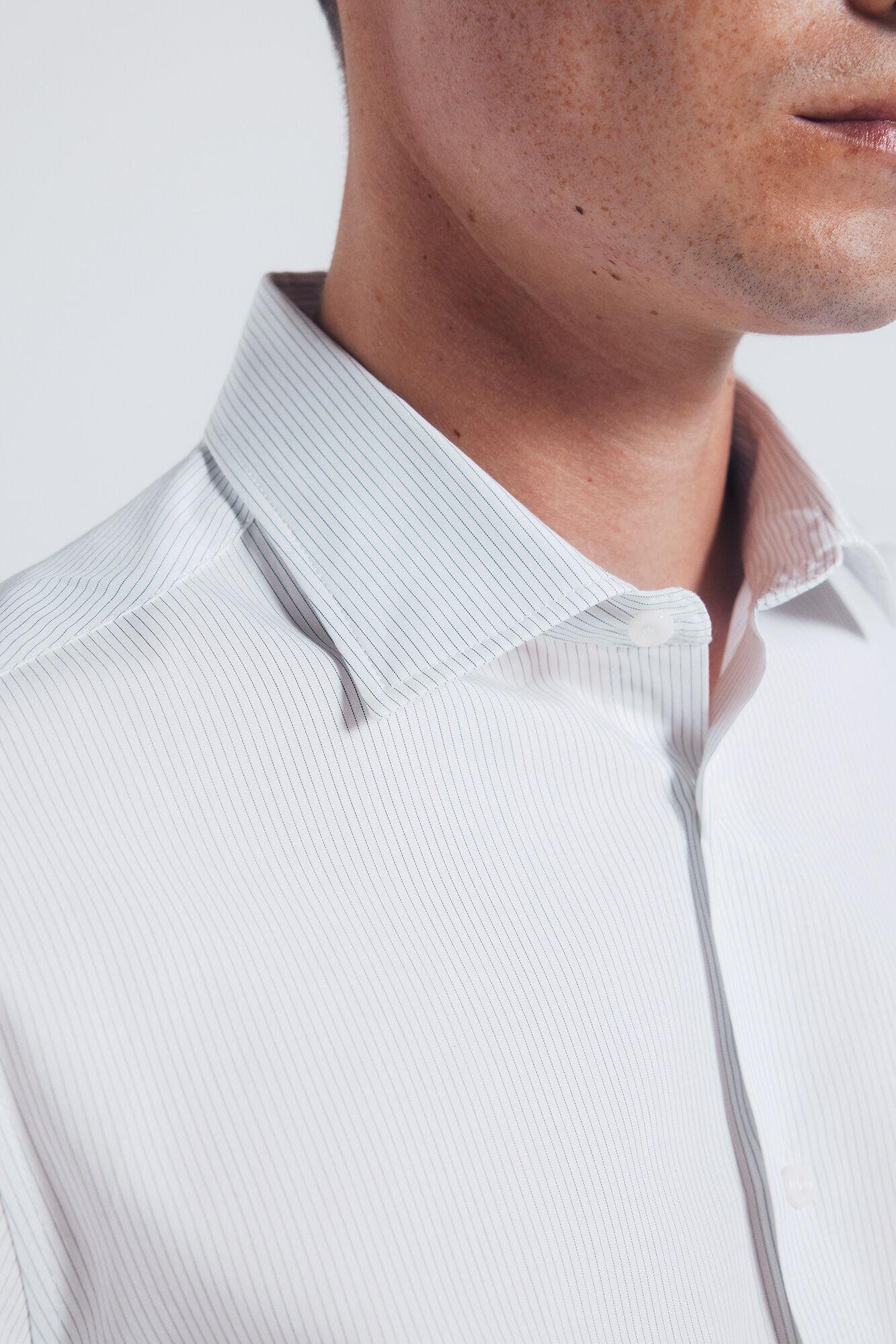 Springfield Striped poplin T-shirt