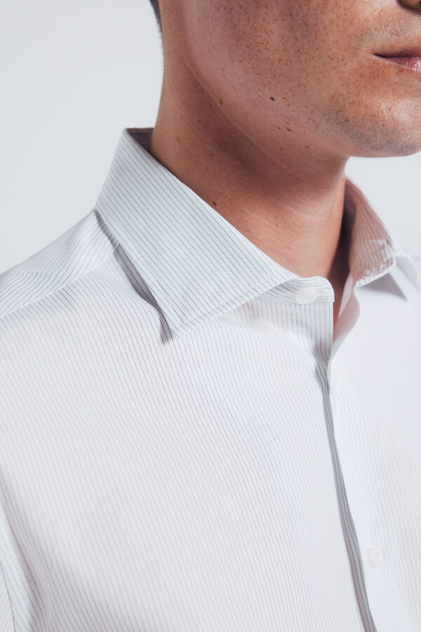 Springfield T-shirt popelina riscas azul