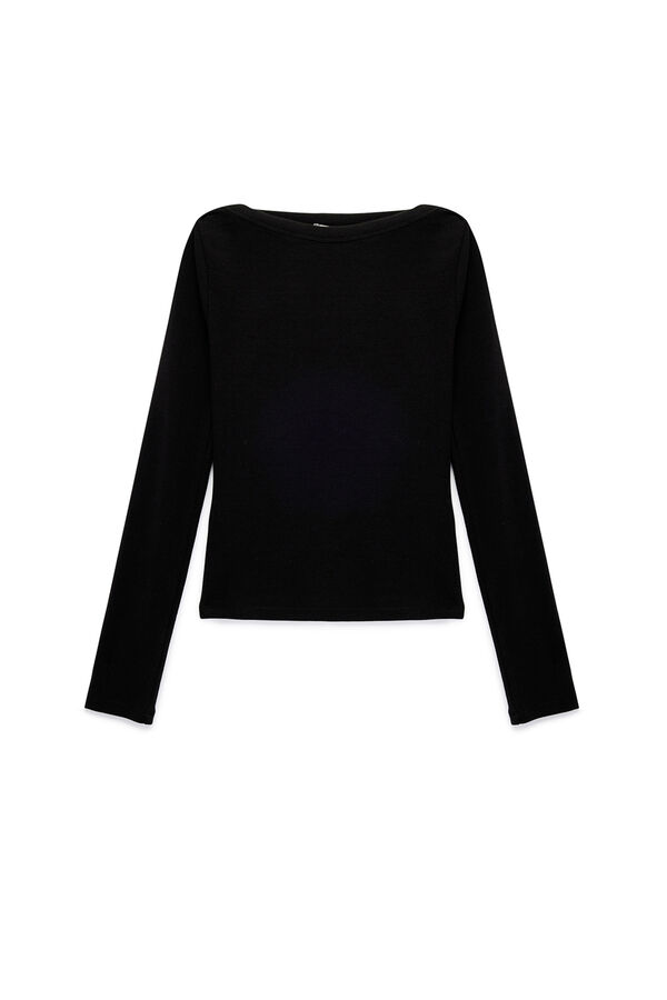 Koton T-shirt de manga curta preto