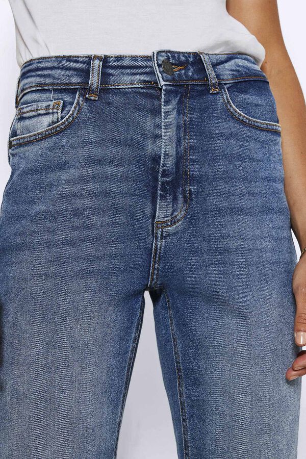 Springfield Straight Jeans Blau