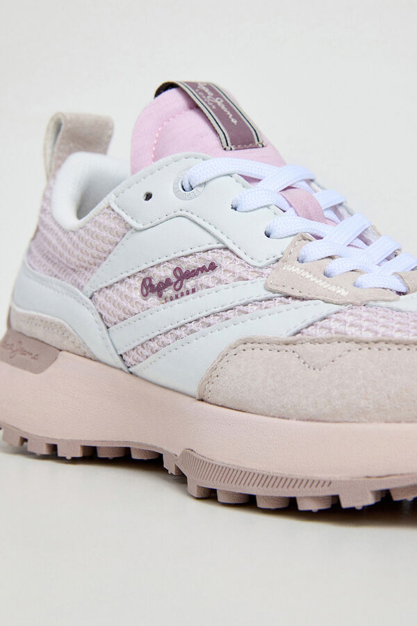 Pepe Jeans Knitted sneakers LUCKY W pink