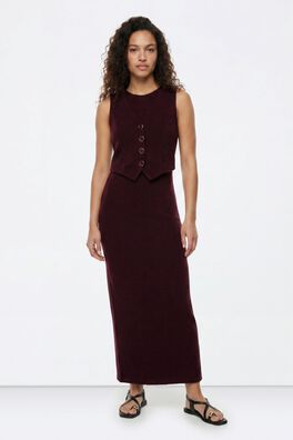 Vestido largo ajustado