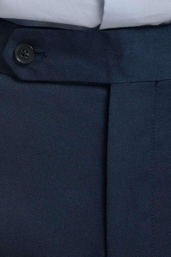 JVZ Suit trousers with loops blue