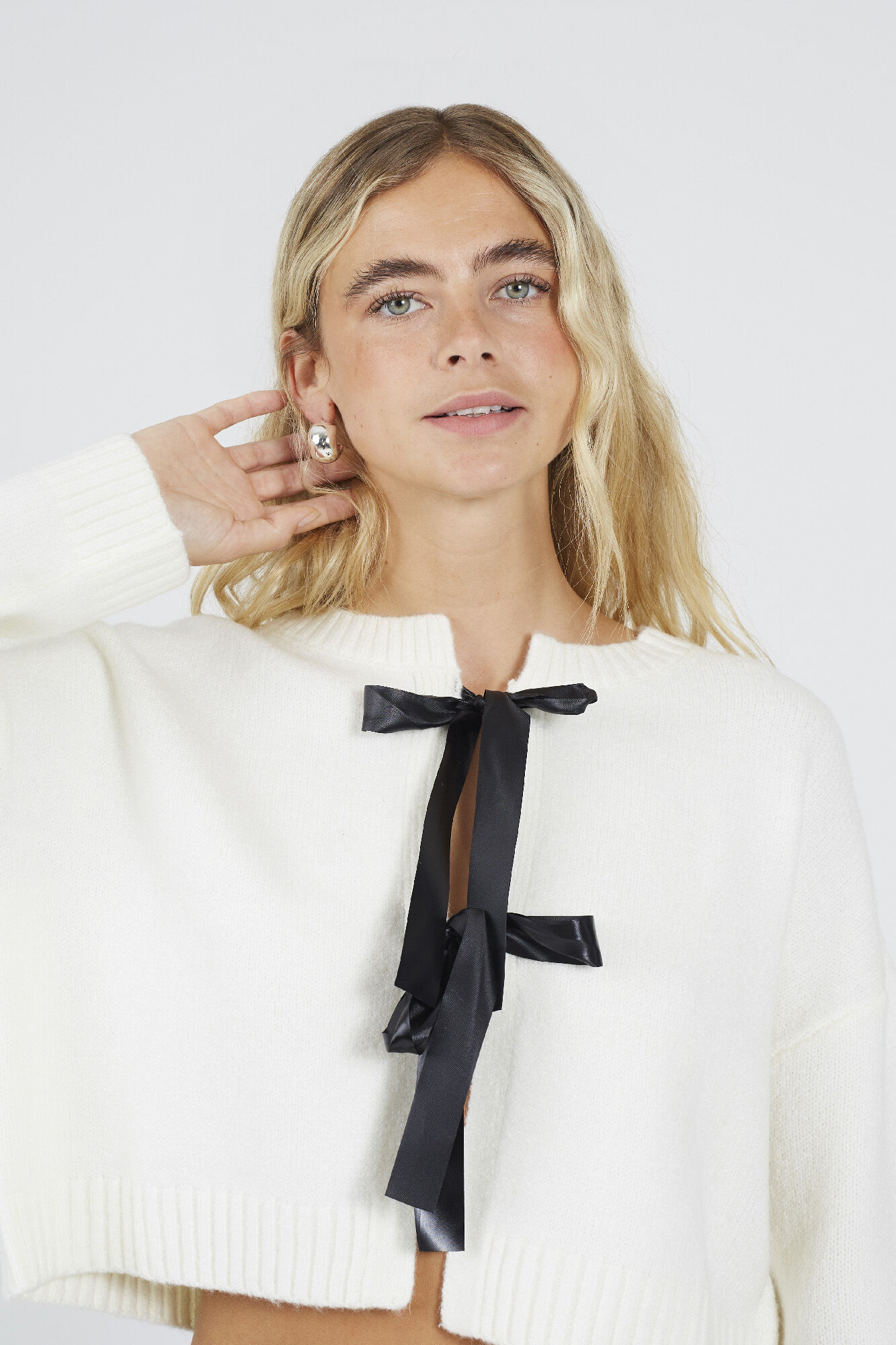 Brave Soul Cardigan de malha com la&ccedil;os