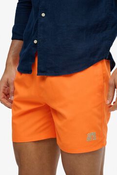 Superdry Ba&ntilde;ador liso b&aacute;sico con logo