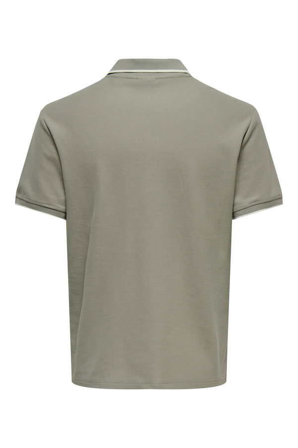 Only & Sons Short sleeve polo shirt Siva