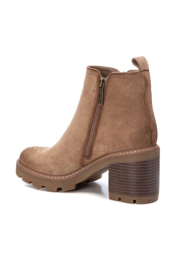 Refresh Bot&iacute;n de tac&oacute;n Chelsea con cremallera beige