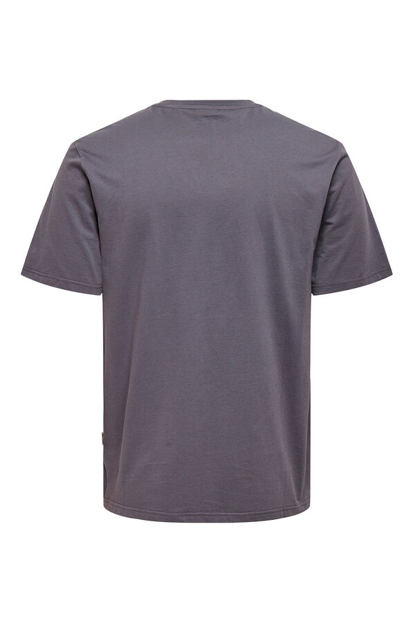 Only & Sons Camiseta manga corta. gris