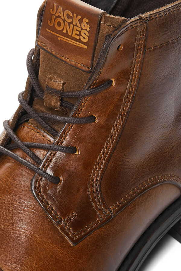 Springfield Leather track sole boot brun