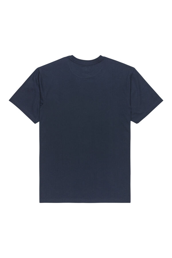 Quiksilver Camiseta para homem de manga curta em formato de caixa azul