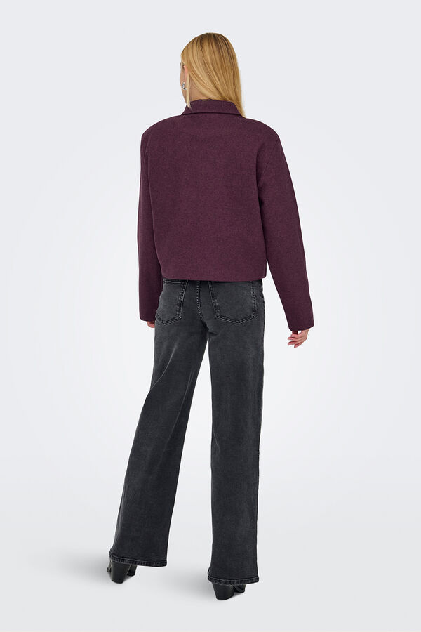 JDY Kurzer Mantel Rosa