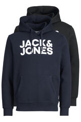 Jack & Jones Pack x2 sudaderas capucha preto